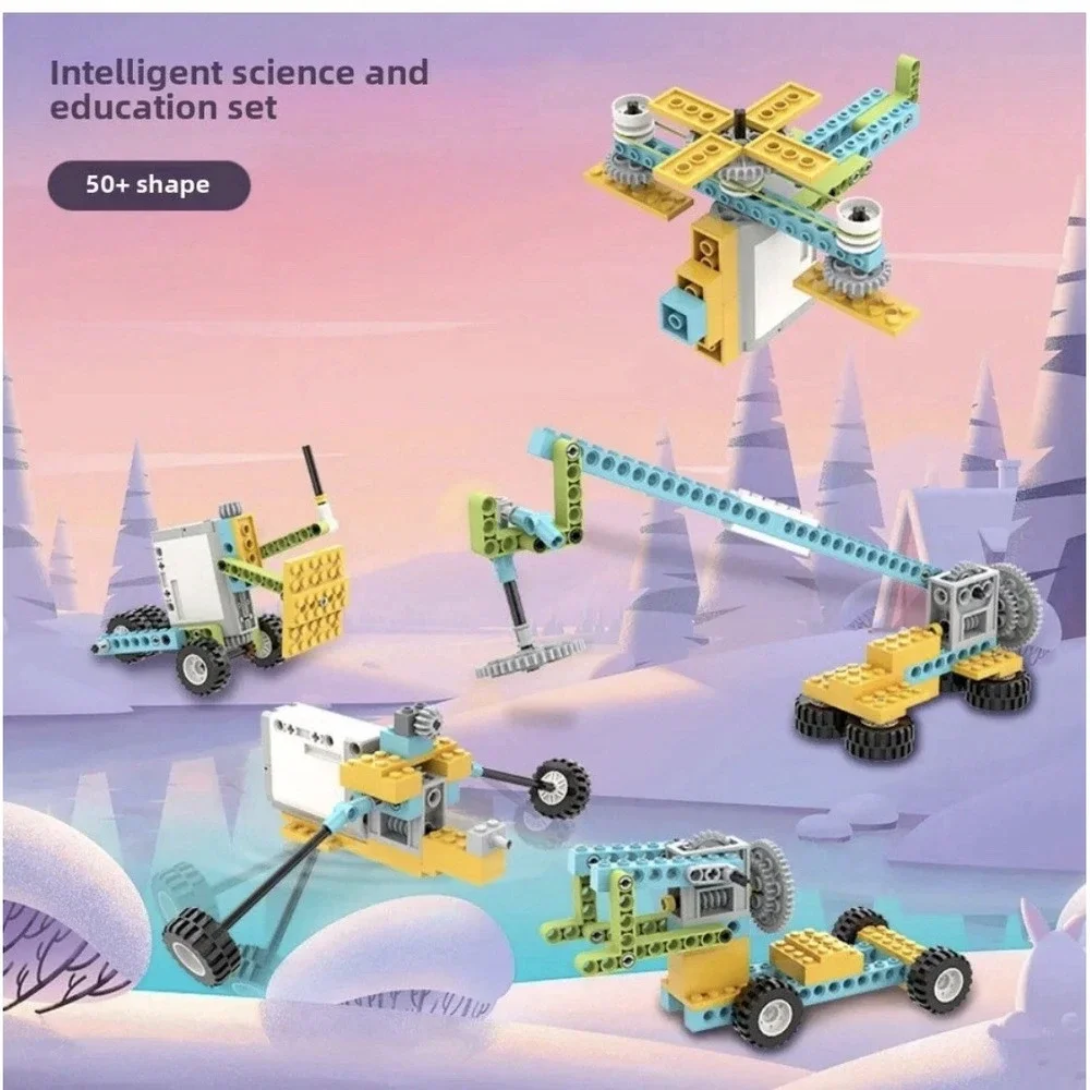 107PCS 50 in 1 STEM Robot Electric Building Blocks‎ EM16 Science Education GIFTS